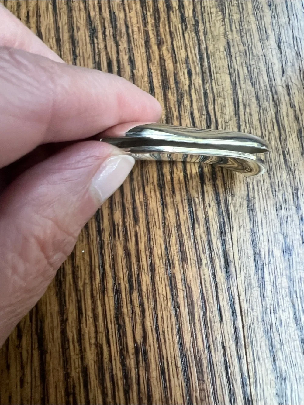 Tiffany & Co. Sterling Silver Elsa Peretti Bean Money Clip